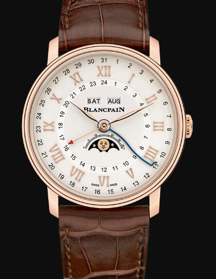Blancpain Villeret Watch Price Review Quantième Complet Phases de Lune GMT Replica Watch 6676 3642 55A
